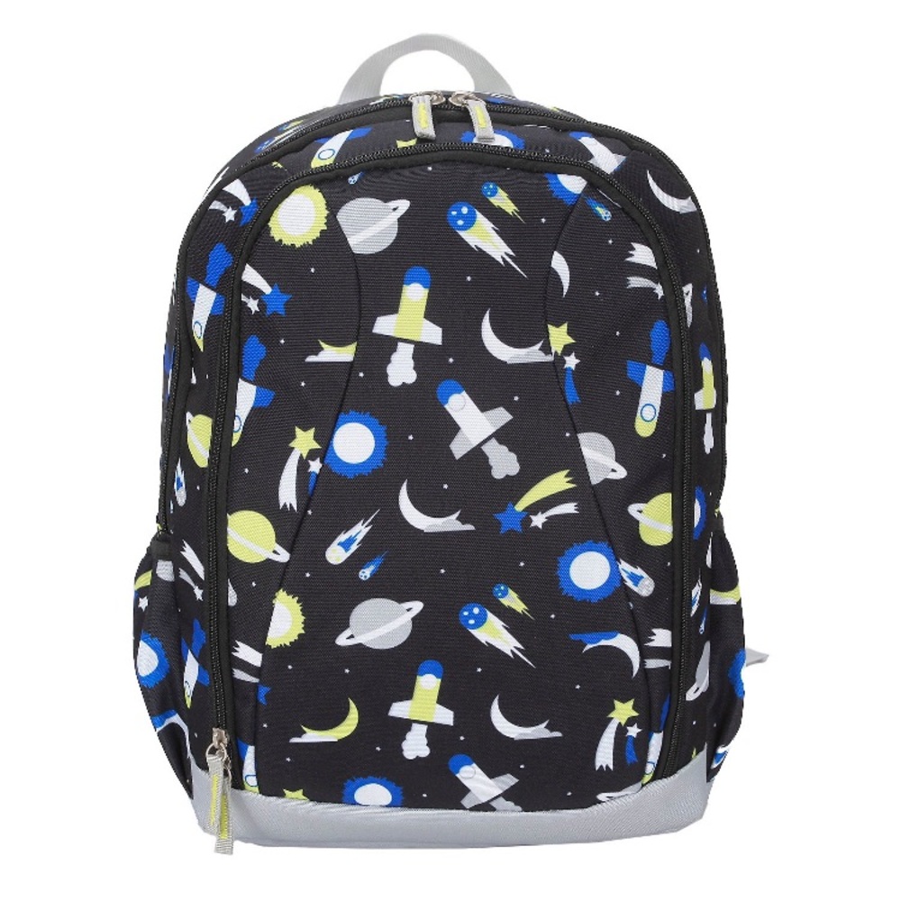 Children's CRCKT Front Zipper Backpack - Rocket ship design
